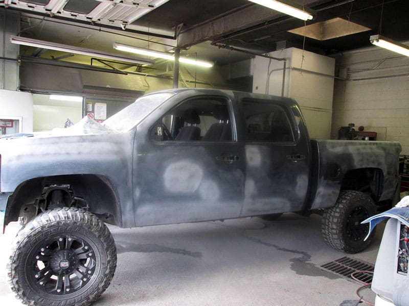 Truck before paint job